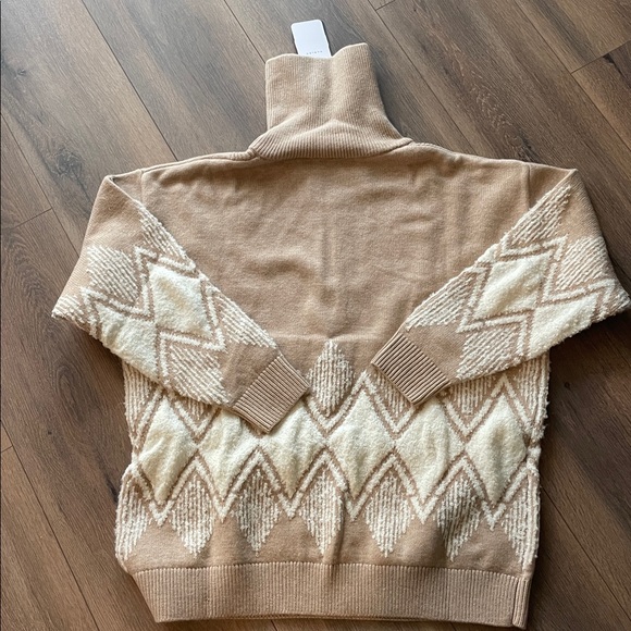 Varley Betty Jacquard Half Zip Sweater - Picture 7 of 9